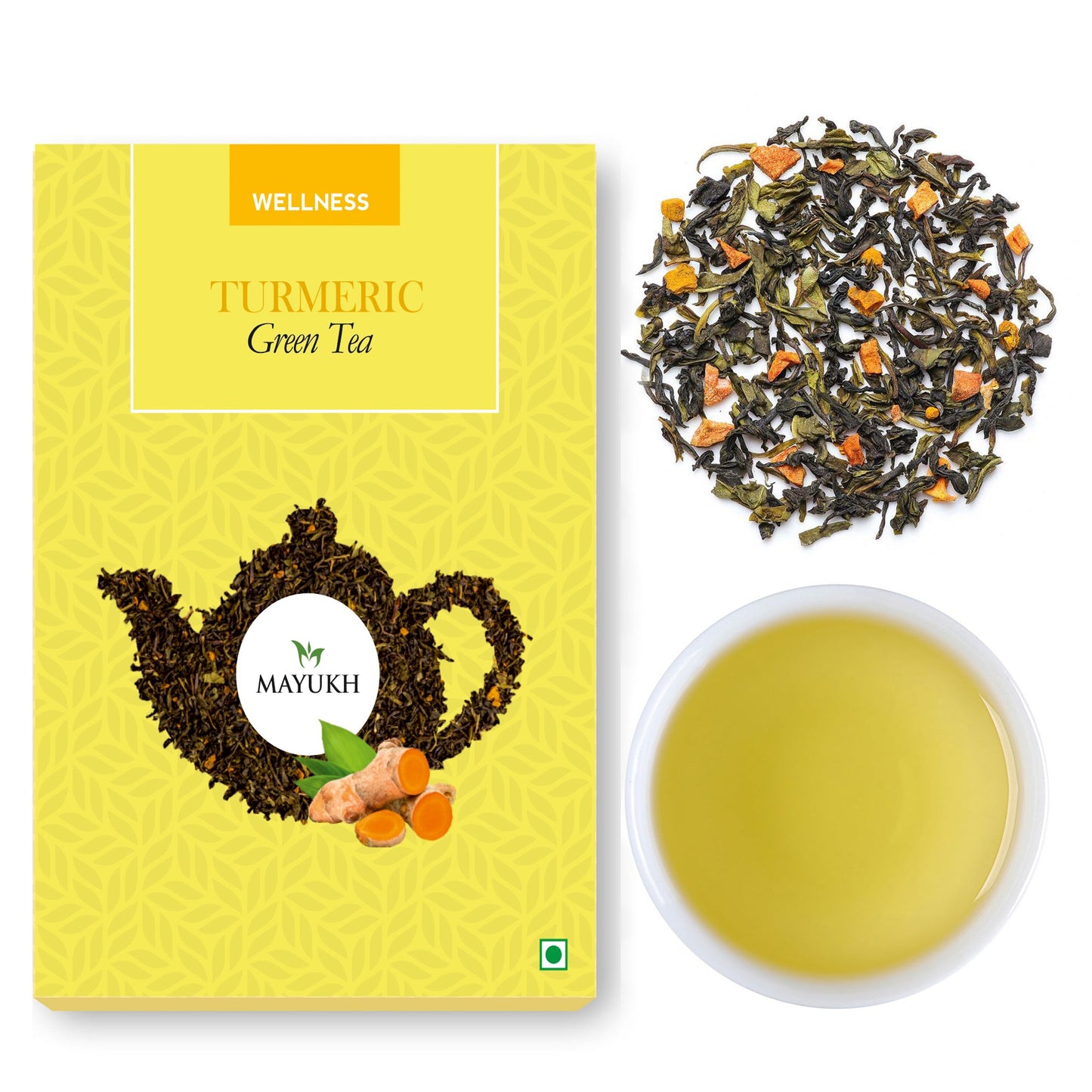 Mayukh Tea - Turmeric Green Tea - 50gm