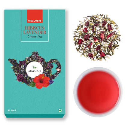 Mayukh Tea - Hibiscus Lavender Green Tea - The SGR Company